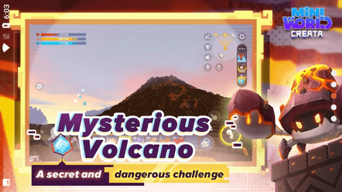 迷你世界火山版新世界截图3