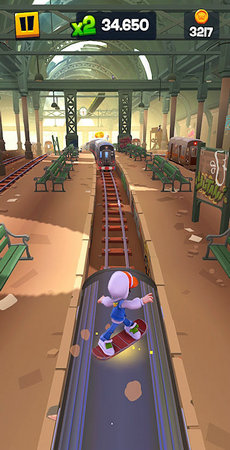 地铁跑酷滑板英雄官方版本截图3